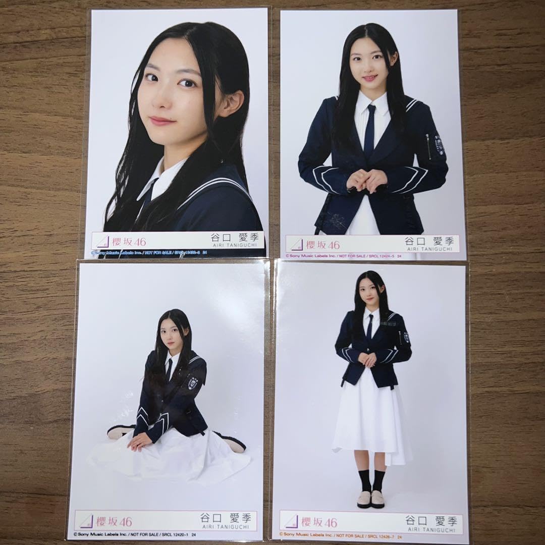 櫻坂46　三期生 谷口愛季ほか「夏の近道」 生写真４枚セット１0名分まとめ売り 櫻坂46 谷口愛季 3期生「夏の近道」MV制服 生写真 コンプ